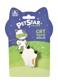 Pet Star - Игрушка для кошек, Лапка с мятой, 3*6 см, Плюшевая