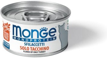 Monge Monoprotein (Монопротеин) - Мясные хлопья для кошек из индейки 80 г