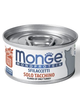 Monge Monoprotein (Монопротеин) - Мясные хлопья для кошек из индейки 80 г