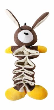 Mr.Kranch - Игрушка для собак "Зайчик" с карманами под лакомство, 36 см