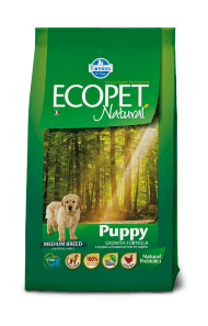 Farmina Ecopet Natural Puppy Medium - Сухой корм для щенков и беременных собак средних пород, с курицей