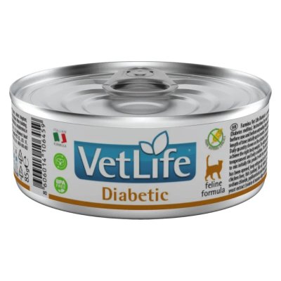 Farmina Vet Life Diabetic - Влажный корм для кошек при диабете, 85 г