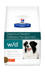 Hill's Prescription Diet W/D - Лечебный корм для Собак при диабете, колитах и лишнем весе