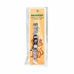 Homecat - Ошейник цветы для кошек с бубенчиком, 20–30 см