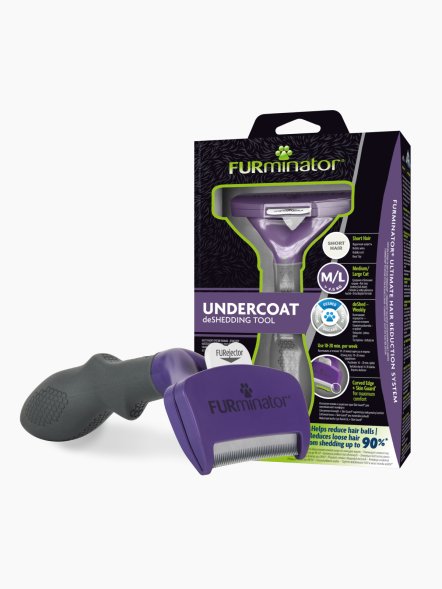 FURminator - Фурминатор M/L для больших кошек c короткой шерстью