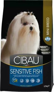 Farmina Cibau Sensitive Fish Mini - Сухой корм для собак малых пород с чувствительным пищеварением