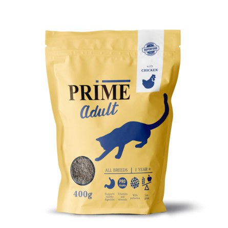 Prime Adult - Сухой корм для кошек с курицей, с 12 месяцев