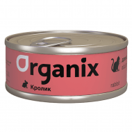 Organix консервы для кошек с кроликом 100гр