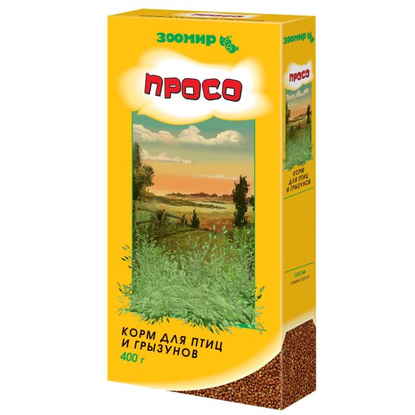 ЗООМИР - корм для птиц и грызунов Просо