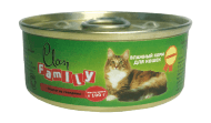 Clan Family - Консервы для кошек паштет из говядины №20 100г 