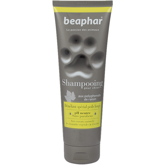 Beaphar - шампунь 2 в 1 от колтунов для собак 250 мл (Shampooing Demelant special poils longs)