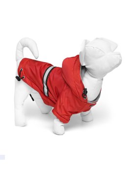 PetSHOP - Парка для собак утепленная, на флисовой подкладке, красная