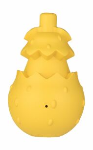 Mr.Kranch - Игрушка для собак 8*13 см, Желтая, с ароматом сливок