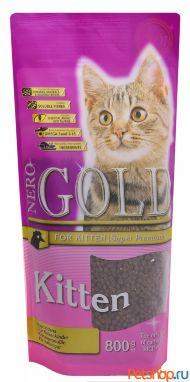 Nero Gold Kitten Chicken 34/22 - сухой корм для котят 800 гр