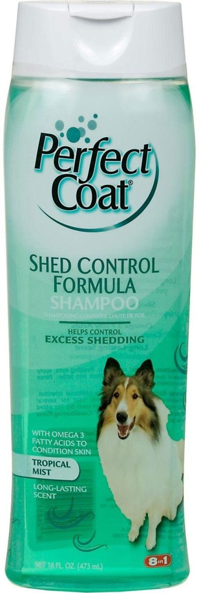 8 в 1 - PC Shed Control Shampoo - Шампунь укрепляющий шерсть для собак