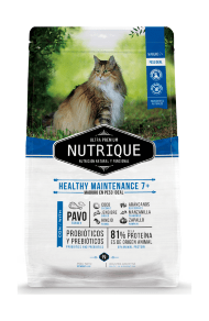 VitalCan Nutrique Cat Healthy Mant +7 - Сухой корм для пожилых кошек с индейкой 