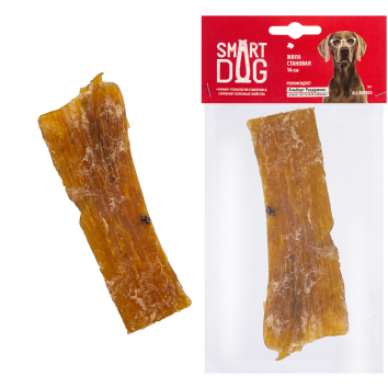 Smart Dog - Лакомство для собак, становая говяжья жила, 14 см, 50гр