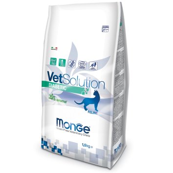 Monge VetSolution Diabetic - Диетический корм для кошек, при сахарном диабете 1.5 кг