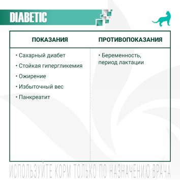 Monge VetSolution Diabetic - Диетический корм для кошек, при сахарном диабете 1.5 кг