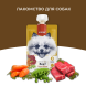 Wanpy Dog - Лакомство для собак, мясной мусс из говядины и моркови с горохом 90гр
