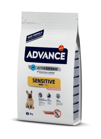 Advance Mini Sensitive - Сухой корм для собак с чувствительным пищеварением