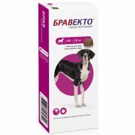 Intervet Бравекто - Жевательная таблетка от блох и клещей для собак от 40-56 кг