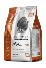 Doctrine - Полнорационный сухой корм для взрослых собак всех пород, с Индейкой