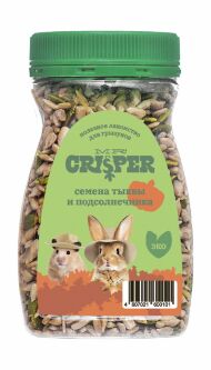 MR.Crisper - Лакомство для грызунов: Семена подсолнечника и тыквы 230гр