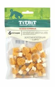 TiTBiT - Золотая коллекция для собак, ножки куриные 55гр