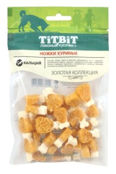 TiTBiT - Золотая коллекция для собак, ножки куриные 55гр