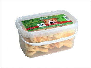 TiTBiT - Лакомство для собак, чипсы говяжьи, банка 3,3л 200гр