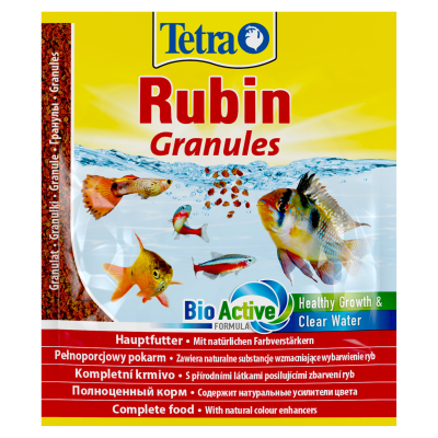 Tetra - Корм в хлопьях для улучшения окраса, всех видов рыб (Rubin)