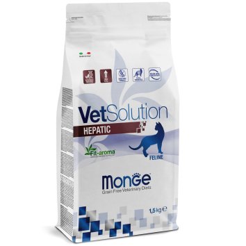 Monge VetSolution Hepatic - Диетический корм для кошек, при заболеваниях печени